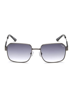IRUS - Men UV Protected Full Rim Grey Frame Grey Lens Sunglasses - IRS1258C2SG (56)