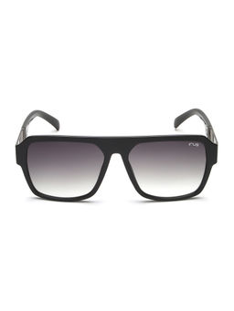 IRUS - Men UV Protected Full Rim Black Frame Grey Lens Sunglasses - IRS1261C1SG (57)