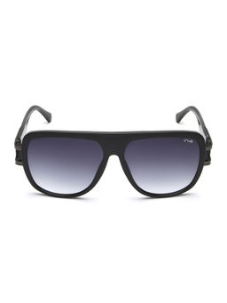 IRUS - Men UV Protected Full Rim Black Frame Grey Lens Sunglasses - IRS1264C1SG (60)