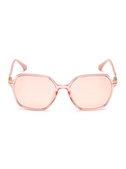 IRUS - Women UV Protected Full Rim Pink Frame Pink Lens Sunglasses - IRS1270C4SG (53)