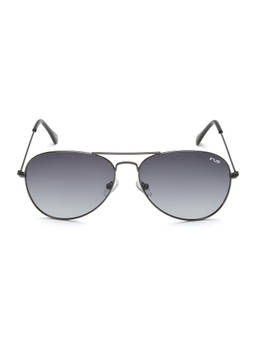 IRUS - Men UV Protected Full Rim Grey Frame Grey Lens Sunglasses - IRS1271C3PSG (60)