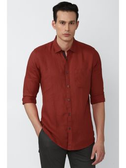 Van Heusen - Solid Maroon Shirt