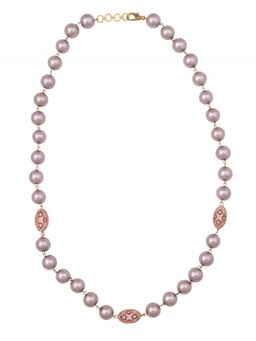 Joules By Radhika - Rose Pink Pearl Necklace