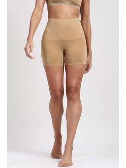 Van Heusen - Women Beige Solid High Waist Seamless Shapewear