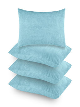 GADDA CO - Blue Waterproof Pillow Covers (Pack Of 4)