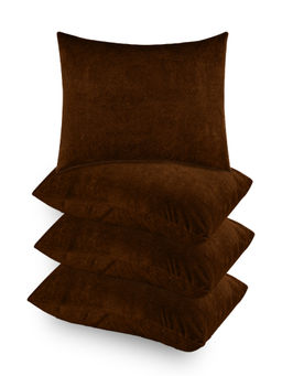GADDA CO - Brown Waterproof Pillow Covers (Pack Of 4)