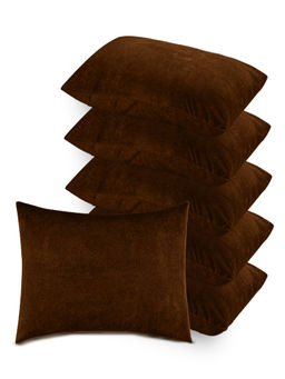 GADDA CO - Brown Waterproof Pillow Covers (Pack Of 6)