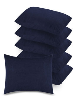 GADDA CO - Navy Blue Waterproof Pillow Covers (Pack Of 6)