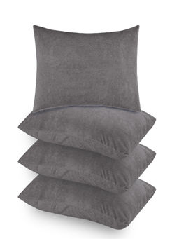 GADDA CO - Grey Waterproof Pillow Covers (Pack Of 4)
