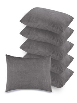GADDA CO - Grey Waterproof Pillow Covers (Pack Of 6)