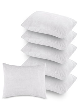 GADDA CO - White Waterproof Pillow Covers (Pack Of 6)