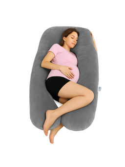 GADDA CO - U-Shape Grey Pregnancy Pillow