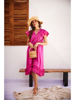 STTAVOSS - Cerise Midi Dress