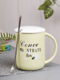 Voncasa - Coffee Mug with Lid (400 Ml)