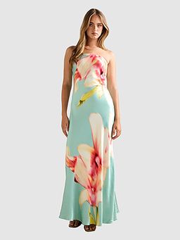 Forever New - Estelle Satin Strapless Maxi Dress