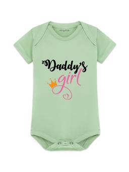 Arvesa - Daddy Girl Printed Onesies - Green