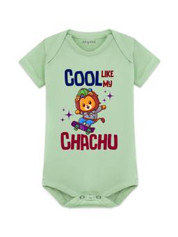 Arvesa - Cool Like My Chachu Printed Onesies - Green