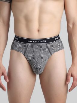 Jack & Jones - Men Checks White Brief
