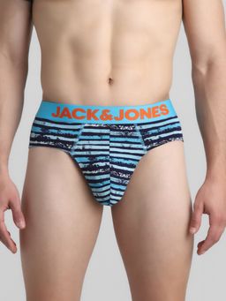 Jack & Jones - Men Stripes Blue Brief