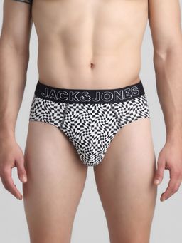 Jack & Jones - Men Checks Black Brief