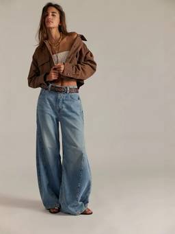 MISS MOSA BY AKANKSHA - Blue Street High Rise Wide Jeans