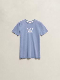GANT - Boys Cotton Blue T-Shirt