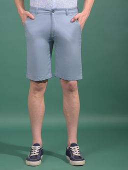 CRIMSOUNE CLUB - Mens Blue Cotton Shorts