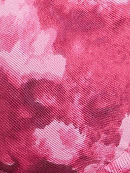 Clovia - Underwired Printed Push - Up Bra With Multi-Colorway Straps - Pink