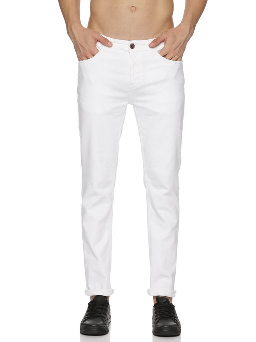 MELVIN JONES White Denim Pant