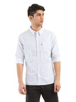 Levi's - Men White Collar Neck Shirt (S)