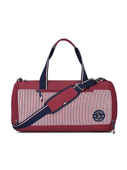 Tommy Hilfiger - Unisex Hubble Duffle Bag with Detachable Strap - Burgundy