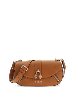 Guess - Caramel Solid Pu Jessa Flap Sling Bag