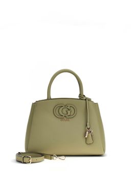 Guess - Sage Solid Pu Isola 3 Comp Satchel Bag With Detachable Strap