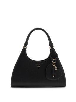 Guess - Black Solid Pu Isobel Girlfriend Carryall Hobo Handbag