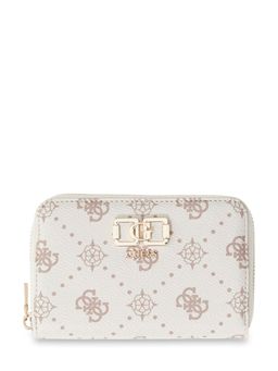 Guess - Vanilla Printed Pu Emelie Logo Zip-Around Wallet