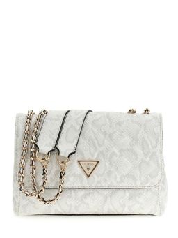 Guess - Off White Printed Pu Giully Sling Bag