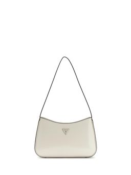 Guess - Bone Solid Pu Arnela Top Zip Handbag