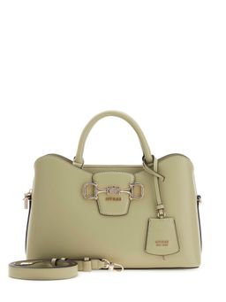 Guess - Sage Solid Pu Janie Girlfriend Satchel Bag With Detachable Strap