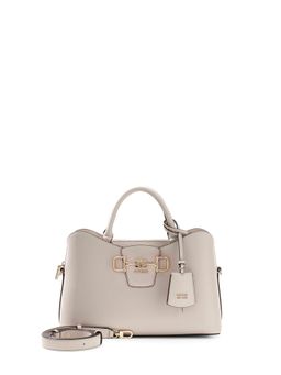 Guess - Stone Solid Pu Janie Girlfriend Satchel Bag With Detachable Strap