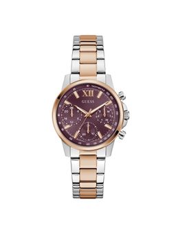 Guess - Burgundy Round Dial Analog Women Watch - GW0933L5 (M)