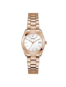 Guess - White Round Dial Analog Women Watch - GW0934L4 (M)