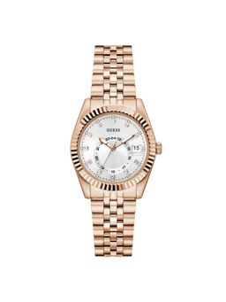 Guess - White Round Dial Analog Women Watch - GW0936L4 (M)