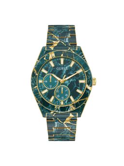 Guess - Green Round Dial Analog Men Watch - GW0953G1 (M)