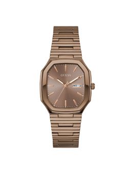 Guess - Bronze-Tone Rectangle Dial Analog Men Watch - GW0978G3 (M)