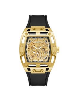 Guess - Champagne Rectangle Dial Mechanical Automatic Men Watch - GW0980G2 (M)