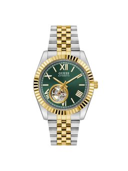 Guess - Green Round Dial Mechanical Automatic Men Watch - GW0984G4 (M)