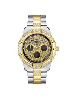 Guess - Gold Round Dial Analog Men Watch - GW0990G4 (M)