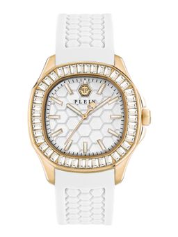 Philipp Plein - Silver Round Dial Analog Women Watch - PWTAA0924 (M)