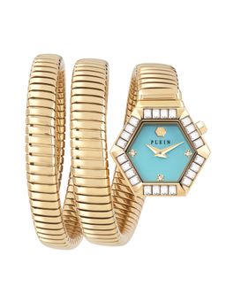 Philipp Plein - Turquoise Hexagon Dial Analog Women Watch - PWZAA0825 (M)