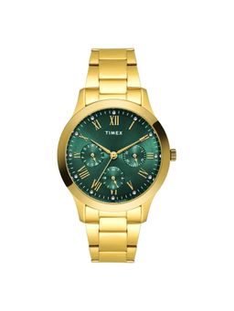 Timex - Green Round Dial Analog Women Watch - TW000Q821 (M)